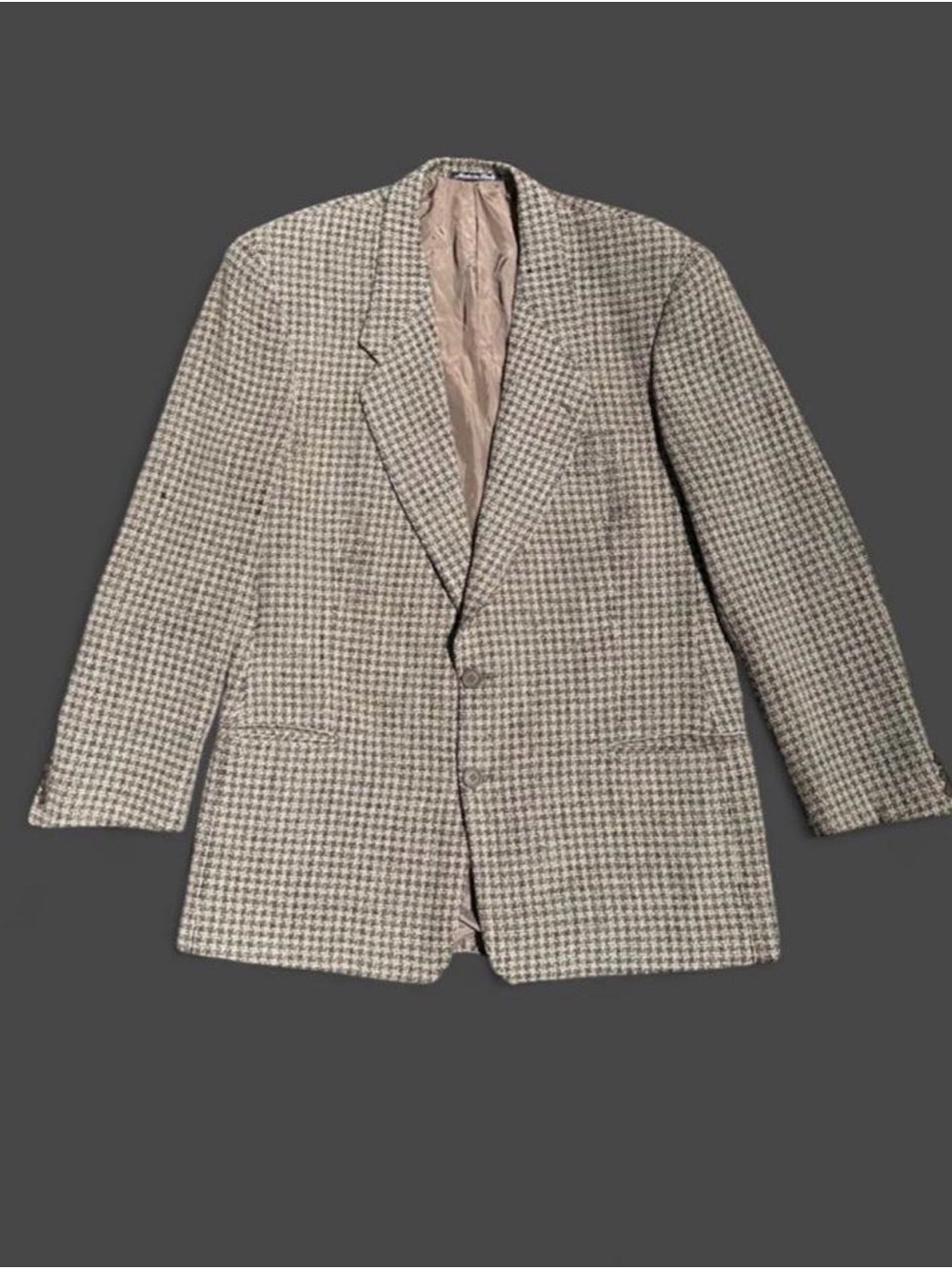 Vintage Giorgio Armani Le Collezioni x Tweed Sport Coat Blazer 44L (US 34L)